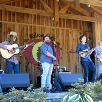 Liam Purcell & Cane Mill Road at the 2021 Willow Oak Park Bluegrass Festival - photo by Sandy Hatley