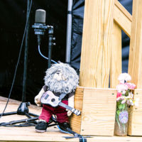 Plush Jerry on stage at DelFest Lite (Memorial Day weekend 2021) - photo © Tara Linhardt