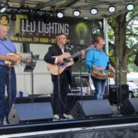 Michigan Mafia String Band at the 2021 Norwalk Music Festival - photo © Bill Warren