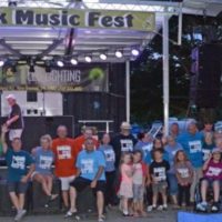 Volunteer and staff at the 2021 Norwalk Music Festival - photo © Bill Warren