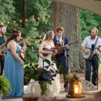 Wedding day jam with Carley Arrowood and Daniel Thrailkill - photo by Sarah Coffey Photography