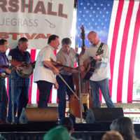 Fast Track at the 2021 Marshall Bluegrass Festival - photo by Chris Smith