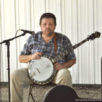 Dana Cupp leading banjo workshop at the 2021 Marshall Bluegrass Festival - photo by Chris Smith