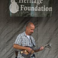Ralph McGee, 3rd place mandolin at the 2021 NC State Championships - photo by Kirsten White