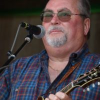 David Robertson with Blue Octane at the Summer 2021 Gettysburg Bluegrass Festival - photo by Frank Baker