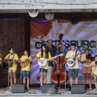 Kids Academy at the Summer 2021 Gettysburg Bluegrass Festival - photo by Frank Baker