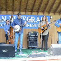 Donna Ulisse at the 2021 Milan Bluegrass Festival - photo © Bill Warren