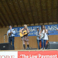 Amanda Cook Band at the 2021 Milan Bluegrass Festival - photo © Bill Warren