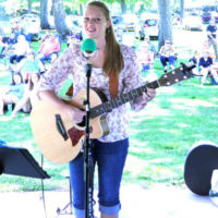 Genevieve Rose at the 2021 Blissfield Bluegrass on the River (8/14/21) - photo © Bill Warren