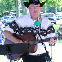 Tom Silveous at the 2021 Blissfield Bluegrass on the River (8/14/21) - photo © Bill Warren