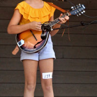 Ida Rose at the 2021 Old Fiddlers Convention - photo by Donald Trausneck