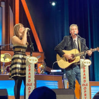 Darin & Brooke Aldridge on the Grand Ole Opry (August 7, 2021) - photo by Kristen Bearfield