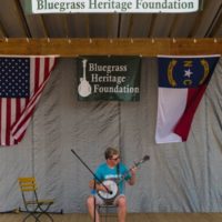 Mark Wallace, 4th place banjo at the 2021 NC State Championships - photo by Kirsten White