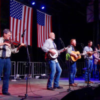 Lonesome River Band at the 2021 Musicians Against Childhood Cancer - photo by Daniel Mullins