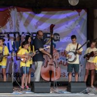 Kids Academy at the Summer 2021 Gettysburg Bluegrass Festival - photo by Frank Baker