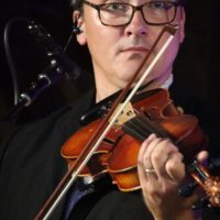 Jason Barrie with The Radio Ramblers at the Summer 2021 Gettysburg Bluegrass Festival - photo by Frank Baker