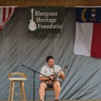 Mark Jones, 4th place mandolin at the 2021 NC State Championships - photo by Kirsten White