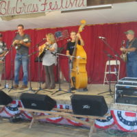Copper Creek performing at the Labor Day 2021 Armuchee Bluegrass Festival