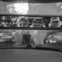All piled into the front seat, these young men enjoyed the show from an ATV. Mount Airy Farm, Warsaw, VA Saturday September 25th, 2021 - photo by Jeromie Stephens