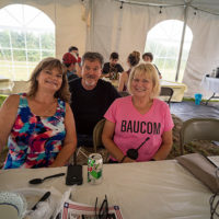 Cindy Bacum, Mike Hartgrove, and Karen Wilson Krider, Sunday September 5th, 2021. Camp Springs, North Carolina - photo by Jeromie Stephens