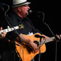 Danny Paisley sitting in with Joe Mullins & The Radio Ramblers at the IBMA Industry Awards - photo © Bill Reaves