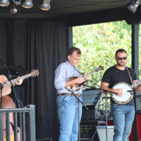 The Dan Tyminski Band at the 2021 Cherokee Music Fest - photo by Laura Tate Photography