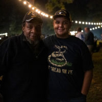 Uwharrie Drive's David 'DJ' Francis and his father, Saturday September 4th, 2021. Camp Springs, North Carolina - photo by Jeromie Stephens