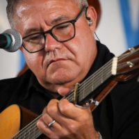 Kenny Smith at the 2021 Delaware Valley Bluegrass Festival - photo by Frank Baker