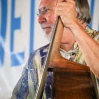 Bobby Lundy with Danny Paisley & The Southern Grass at the 2021 Delaware Valley Bluegrass Festival - photo by Frank Baker
