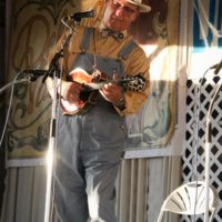 Mike Compton at the 2021 Delaware Valley Bluegrass Festival - photo by Frank Baker