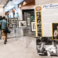 Phil Zimmerman photo exhibit at World of Bluegrass 2021 - photo © Tara Linhardt
