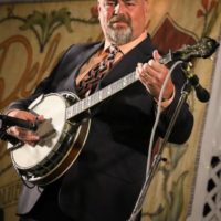 Rob McCoury with Del McCoury Band at the 2021 Delaware Valley Bluegrass Festival - photo by Frank Baker