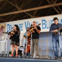 Kenny & Amanda Smith at the 2021 Delaware Valley Bluegrass Festival - photo by Frank Baker