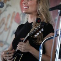 Justyna Kelley with Irene Kelley Band at the 2021 Delaware Valley Bluegrass Festival - photo by Frank Baker