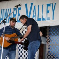 Trey Hensley and Rob Ickes at the 2021 Delaware Valley Bluegrass Festival - photo by Frank Baker