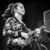 Sierra Hull with Béla Fleck's My Bluegrass Heart at FreshGrass 2021 - photo © Dave Hollender