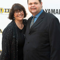 Susan and Junior Sisk on the red carpet at the 2021 IBMA Bluegrass Music Awards - photo © Bill Reaves