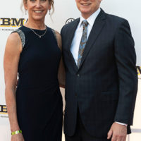 Judy Reese and Pat Morris on the red carpet at the 2021 IBMA Bluegrass Music Awards - photo © Bill Reaves