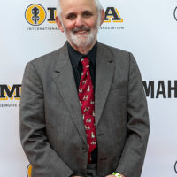 Ken Irwin on the red carpet at the 2021 IBMA Bluegrass Music Awards - photo © Bill Reaves