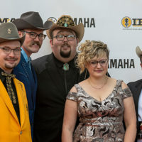 The Po' Ramblin' Boys on the red carpet at the 2021 IBMA Bluegrass Music Awards - photo © Bill Reaves