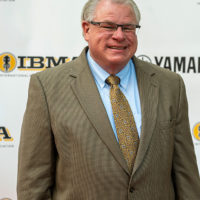 Kyle Cantrell on the red carpet at the 2021 IBMA Bluegrass Music Awards - photo © Bill Reaves
