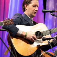 Chris Eldridge during the grand finale at the 2021 IBMA Bluegrass Music Awards - photo by Bill Reaves