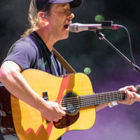 Adam Aijala with Yonder Mountain String Band at the 2021 IBMA Bluegrass Live! - photo © Bill Reaves