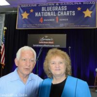 Mayor Ken Marshburn and Lorraine Jordan at the Carolina Road CD release party (10/1/21) - photo © Bill Warren