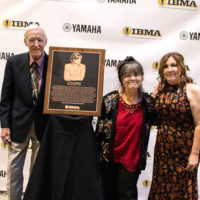 Marshall Wilborn, Lynn Morris, and Missy raines at the 2021 IBMA Bluegrass Music Awards - photo © Tara Linhardt