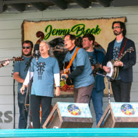 Pastor Mike joins Dreamcatcher at the 2021 Jenny Brook Bluegrass Mini-Fest - photo by String River Studios