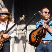 Charles Humphrey and Sam Wharton at the 2021 IBMA Bluegrass Live! Streetfest - photo © Tara Linhardt