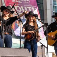 Mountain Highway at the 2021 IBMA Bluegrass Live! Streetfest - photo © Tara Linhardt