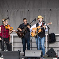 Rick Faris Band at the 2021 IBMA Bluegrass Live! Streetfest - photo © Tara Linhardt