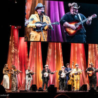 The Po' Ramblin;' Boys and guests at the 2021 IBMA Bluegrass Music Awards - photo © Tara Linhardt